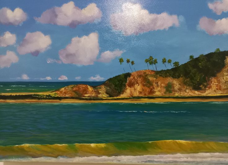 Tardes de Sol (São João) painting by my mom